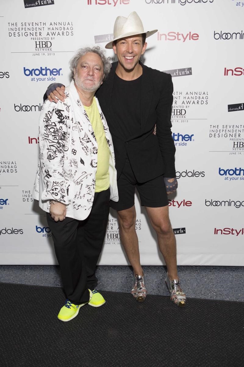 Carlos Falchi and Celebrity Stylist, Derek Warburton