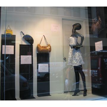 IHDA Winners Bags in the NYC Fashion Center BIDs Window Display