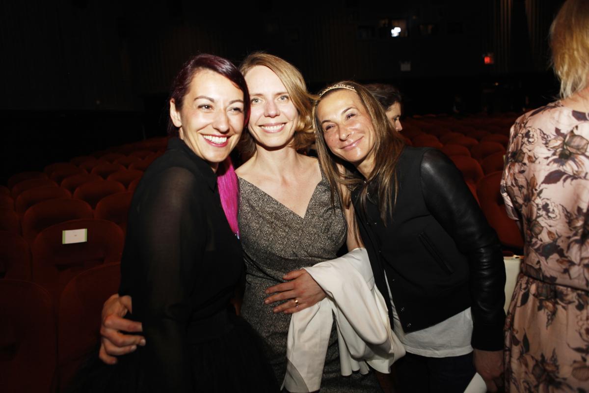 Maria Lamanna, IHDA All-Star  2013 Winner of Best Handbag in Overall Style  Design with Joanna Maxham and Nancy Forman of The Accessory Think Tank