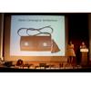 Katie Boertman of Singer  presenting the Winner of the Best Handmade Handbag, Alexis Campagna for Antibellum