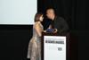 Morgan Richards of Morgan Rhea, Winner Opitex Best Student with Asaf Landau of Optitex