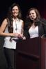 Winner of The Timberland Best Green Handbag, Rachel Santos of Dante Robles with Erin Carter of Timberland