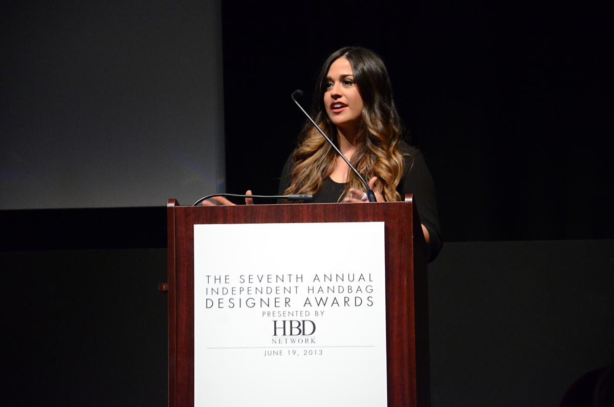 Winner, The charming charlie Best Student Made Handbag, Carmen Ortiz of LINOZA