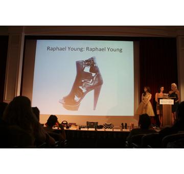 Winner of Best Shoe in Overall Style and Design, Raphael Young for Raphael Young