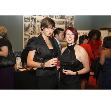 Winner of Best Student Made Handbag, Rachel Esswood for Rachel Esswood with Jane Sturgess of the London College of Fashion